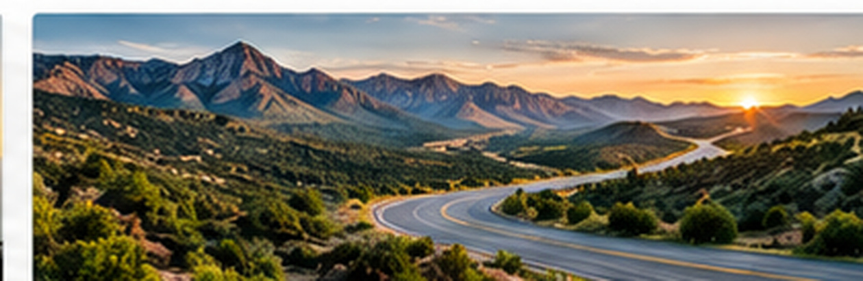 Winding road symbolizing change