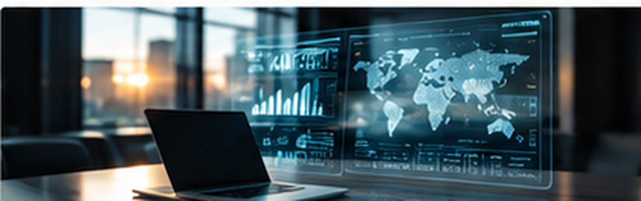 Strategic business dashboard and digital analytics